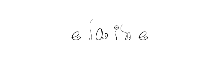 elaine  font caratteri gratis