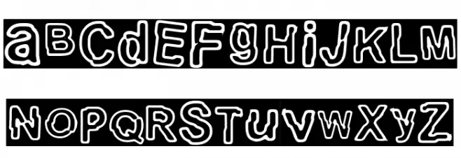 electric Punk Font Litere mari