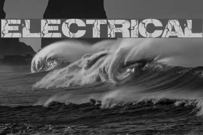 electrical Font examples