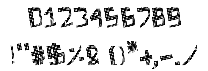 electricfeel Font OTHER CHARS