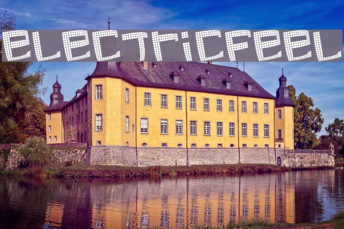 electricfeel Font examples