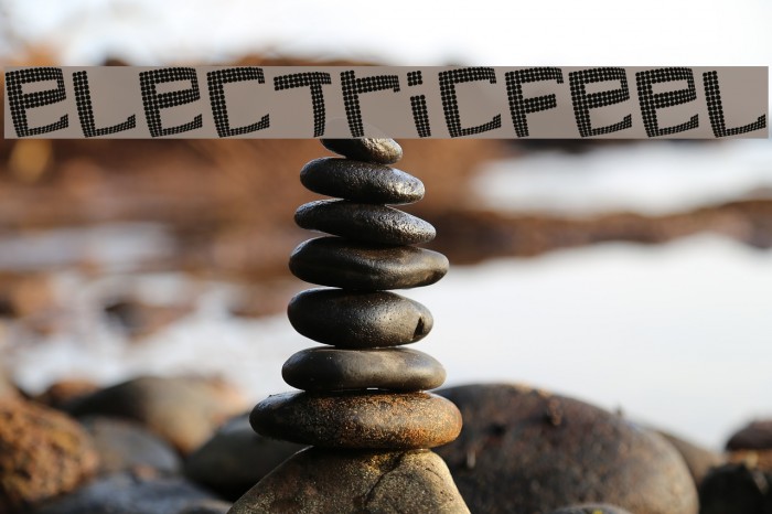 electricfeel Font examples