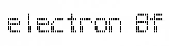 electron 8f  Frei Schriftart Herunterladen