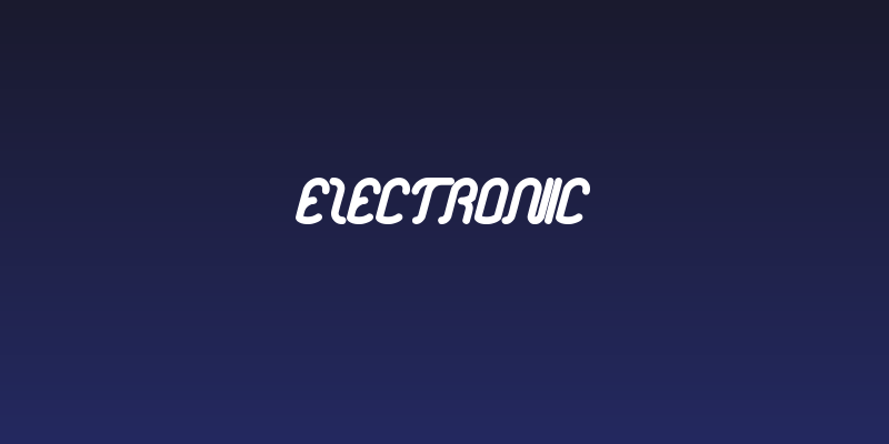 electronic Social Header