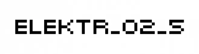 elektr_02_5  Frei Schriftart Herunterladen