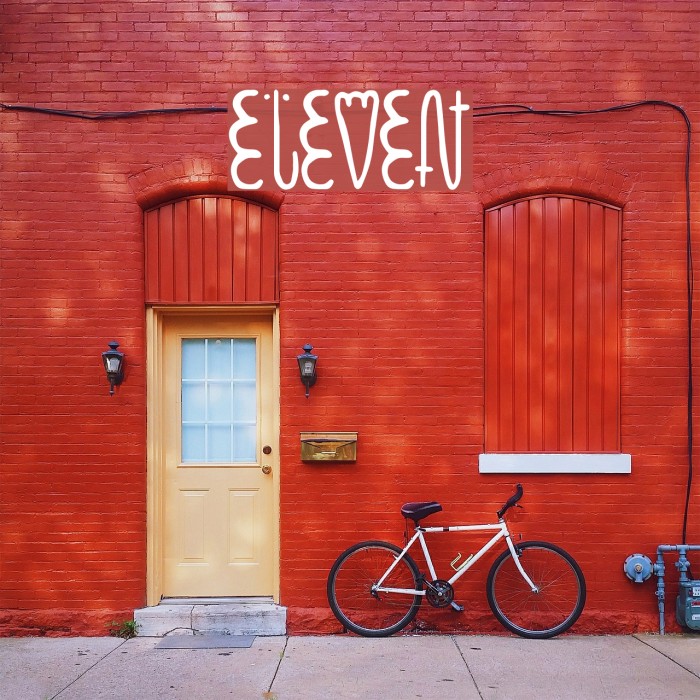 eleven Font examples