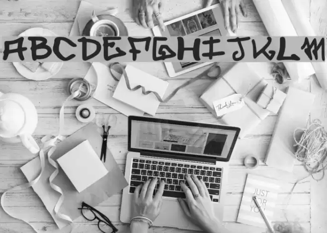 elevenoonehand1 Font examples