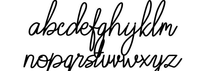 elfia Bold Font LOWERCASE