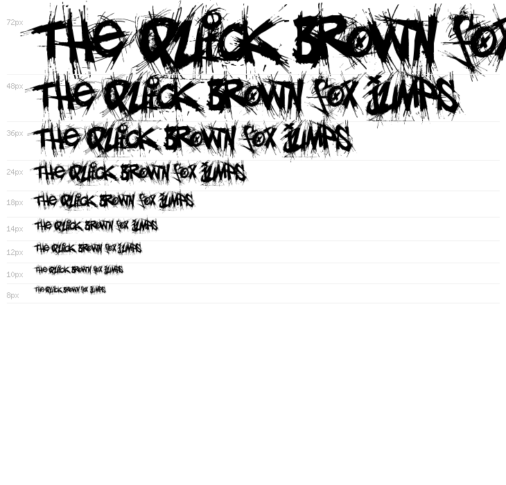 elfont gohtic Waterfall