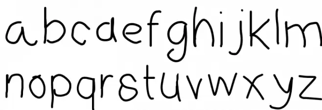elisfirstfont フォント 小文字