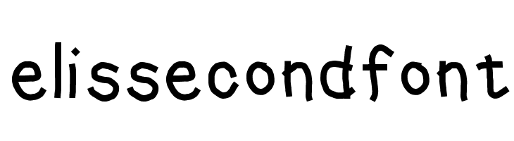 elissecondfont フォント