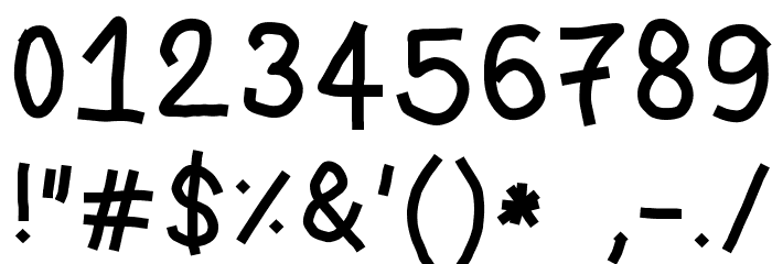 elissecondfont Font OTHER CHARS