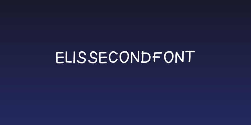elissecondfont Social Header