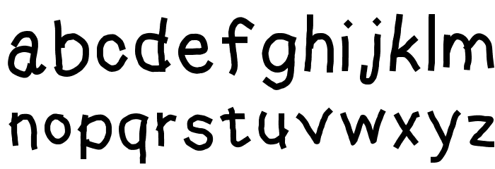 elissecondfont Font LOWERCASE