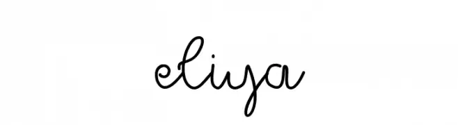 eliya  免费字体下载