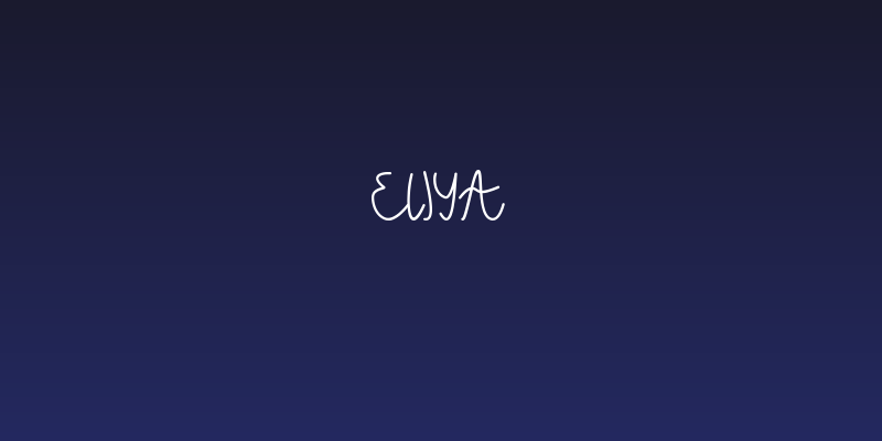 eliya Social Header