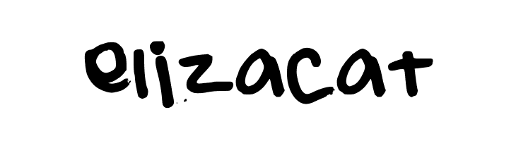 elizacat  les polices de caractères gratuit tlcharger