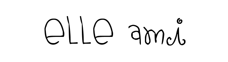 elle ami  フリーフォントのダウンロード