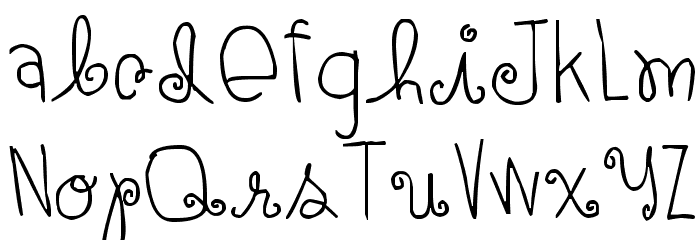 elle ami Font LOWERCASE
