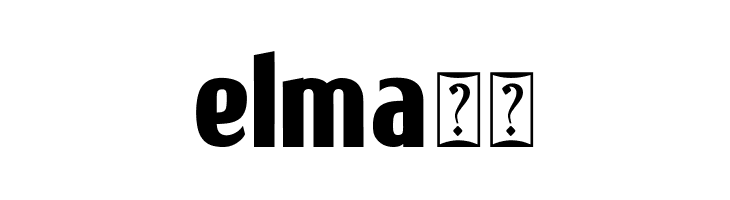 elma 01  免费字体下载