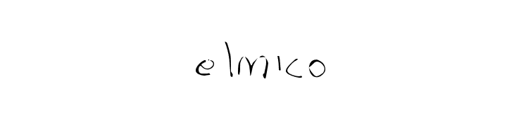 elmico  Скачать бесплатные шрифты