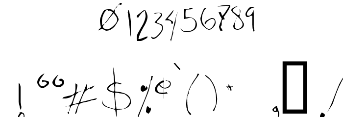 elmico Font OTHER CHARS