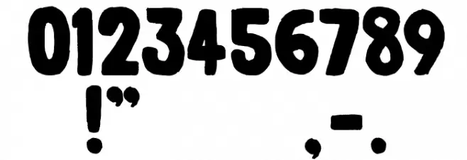 elph_chubba Font OTHER CHARS