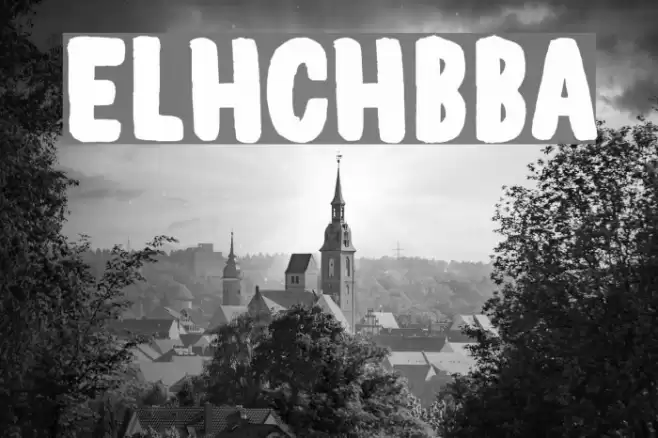 elph_chubba Font examples