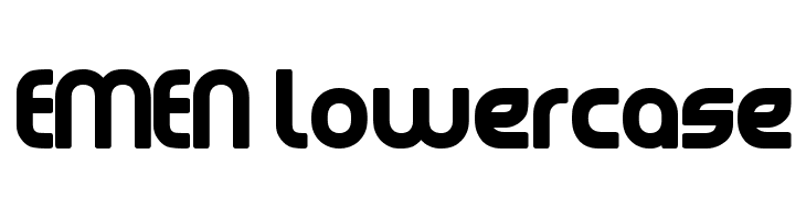 EMEN Lowercase  Frei Schriftart Herunterladen