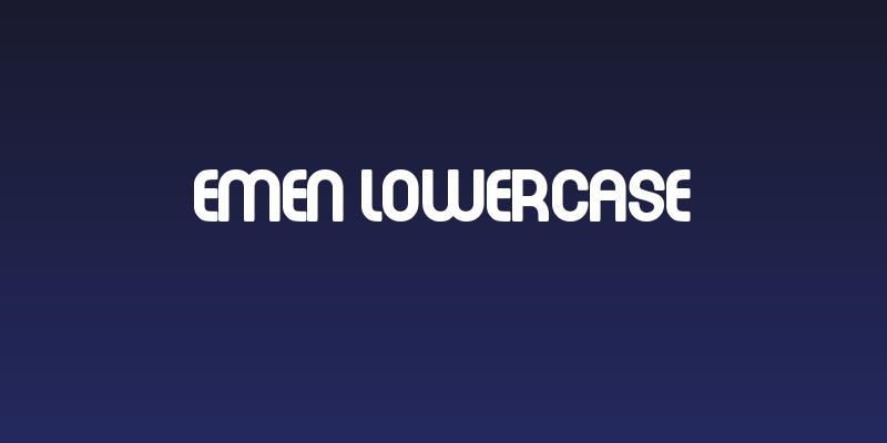 EMEN Lowercase Social Header