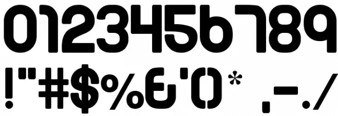 EMEN Text Font OTHER CHARS