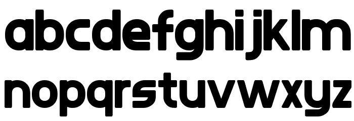 EMEN Text Font LOWERCASE