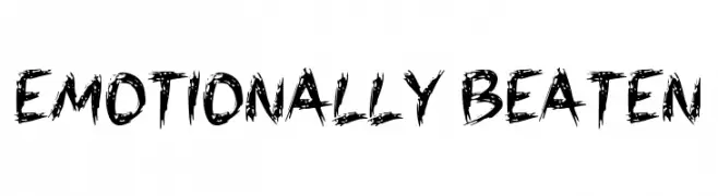 EMOTIONALLY BEATEN  Fuentes Gratis Descargar