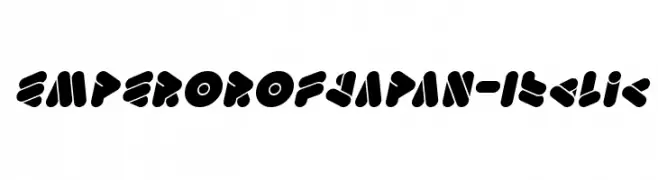 EMPEROROFJAPAN-Italic  les polices de caractères gratuit tlcharger
