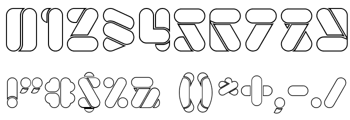 EMPEROROFJAPANHollow Font OTHER CHARS