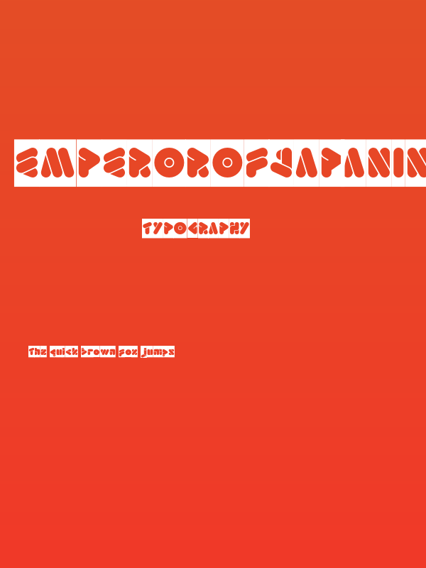 EMPEROROFJAPANInverse Poster