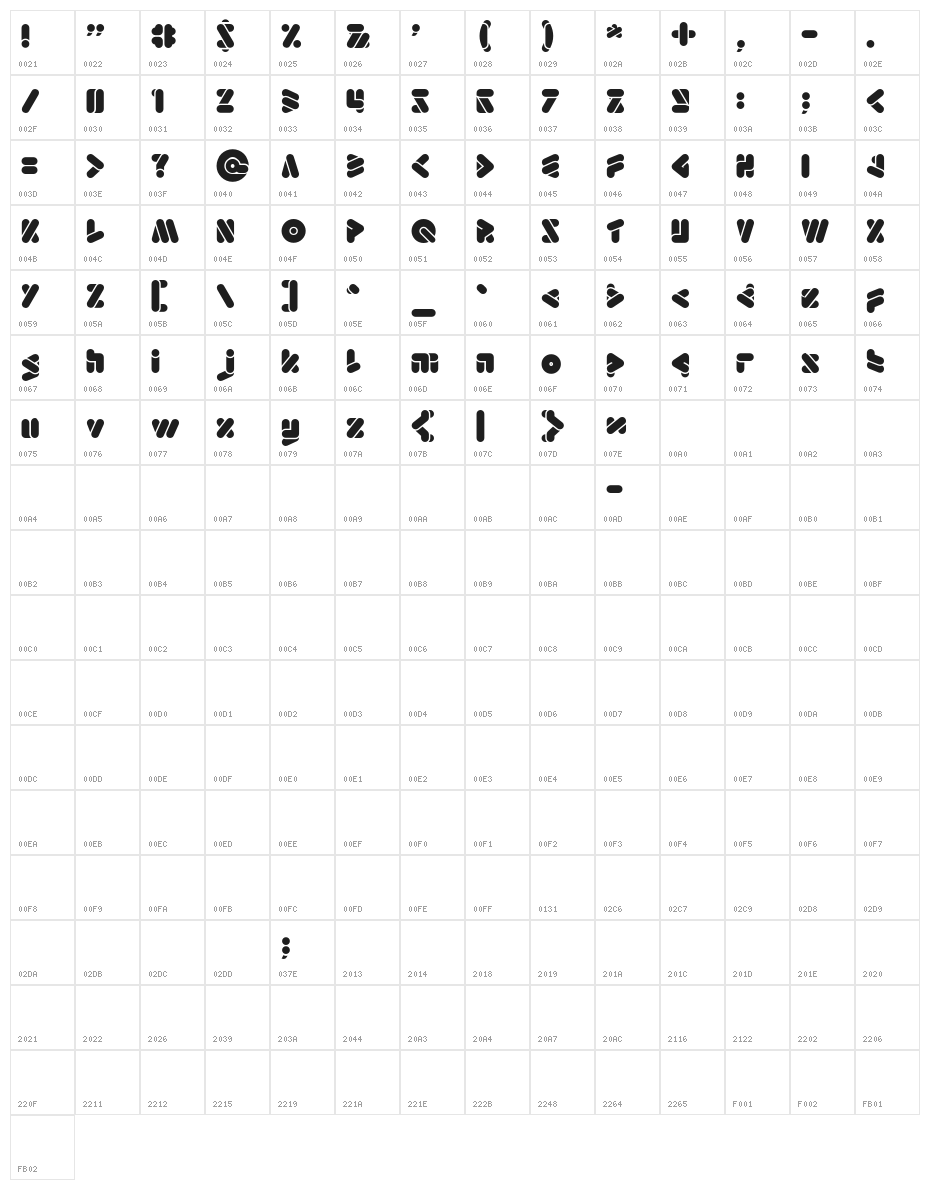 EMPEROROFJAPANLight Character Map