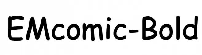 EMcomic-Bold  免费字体下载