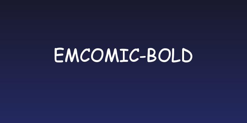 EMcomic-Bold Social Header