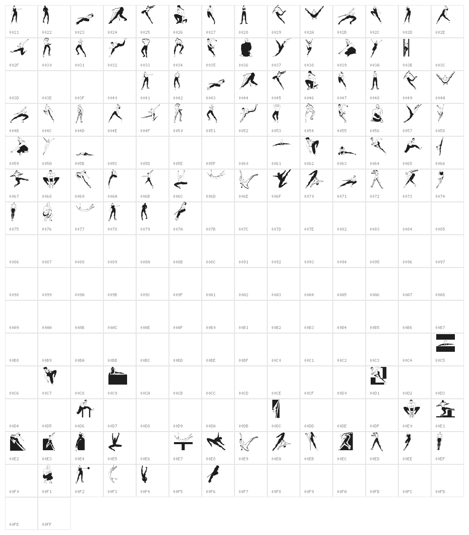 EMotions Character Map