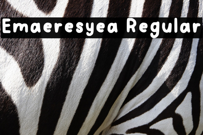 Emaeresyea Regular Example 2