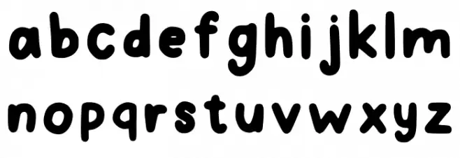 Emaeresyea Regular Font LOWERCASE