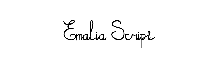 Emalia Script  Descarca Fonturi Gratis