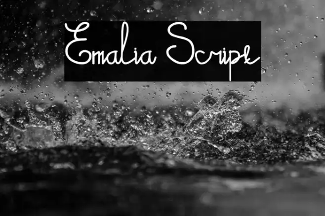 Emalia Script Example 2