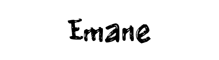 Emane  Frei Schriftart Herunterladen