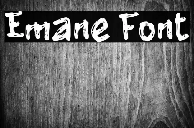 Emane Font examples