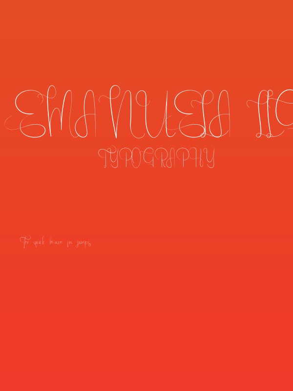 Emanuela Light Poster