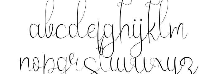 Emanuela Light Font LOWERCASE