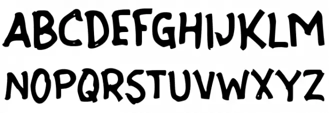 Emban Schriftart Groß