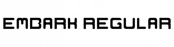 Embark Regular  font caratteri gratis
